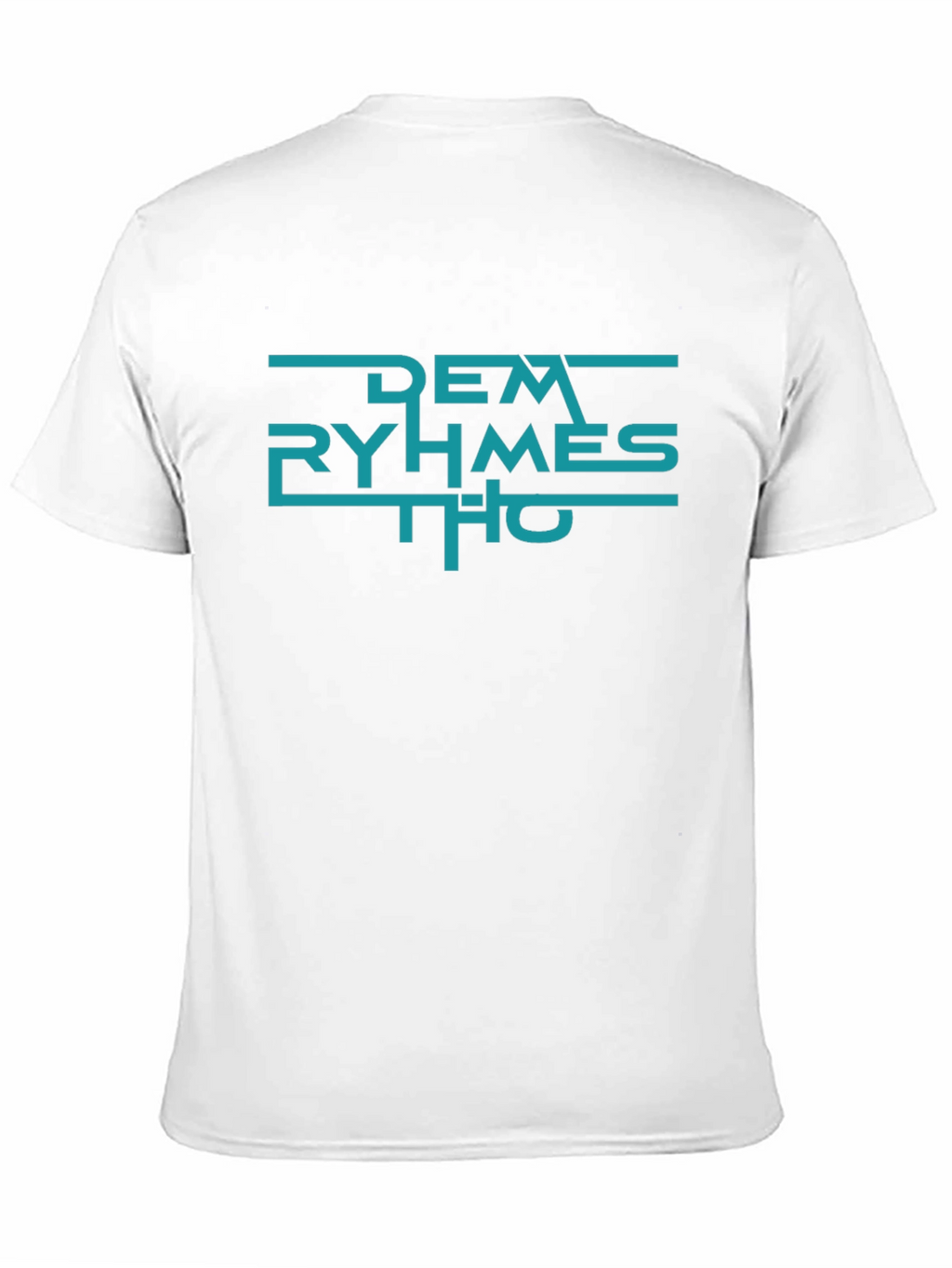 Dem Ryhmes Tho Black T-Shirt - Urban Graphic Tee