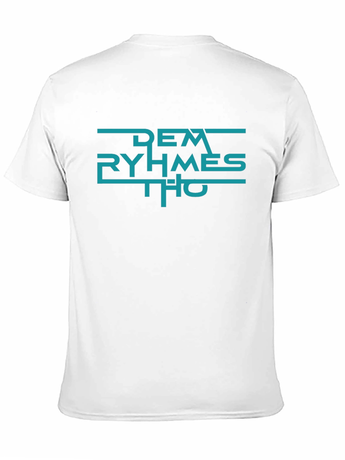 Dem Ryhmes Tho Black T-Shirt - Urban Graphic Tee