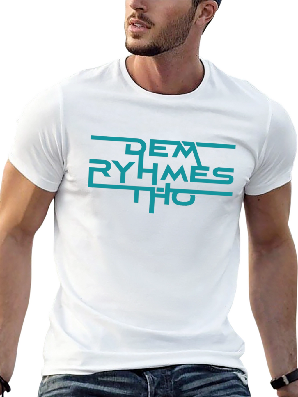 Dem Ryhmes Tho Black T-Shirt - Urban Graphic Tee