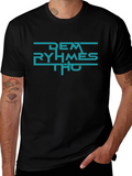 Dem Ryhmes Tho Black T-Shirt - Urban Graphic Tee