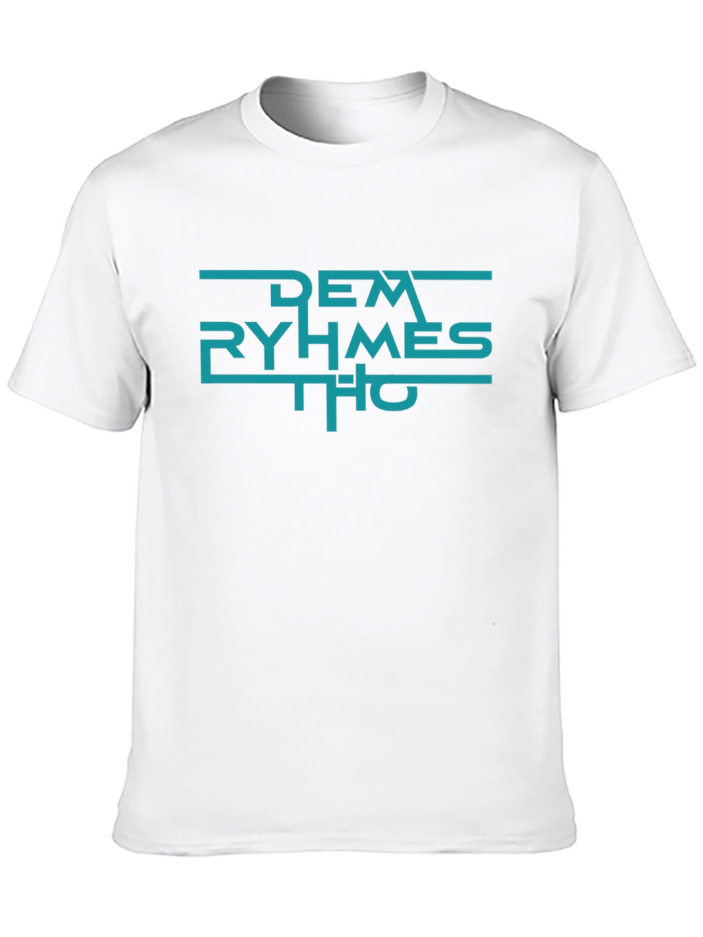 Dem Ryhmes Tho Black T-Shirt - Urban Graphic Tee
