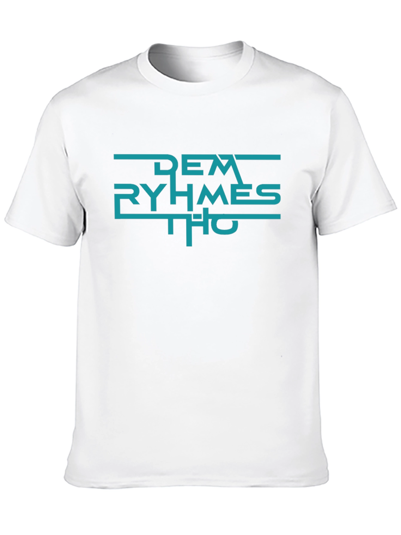 Dem Ryhmes Tho Black T-Shirt - Urban Graphic Tee