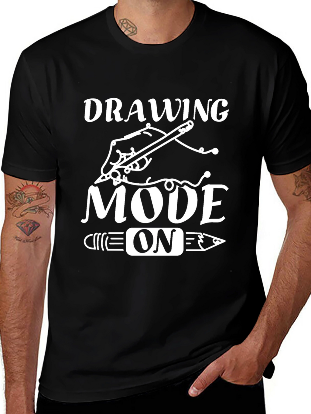 Drawing Mode On T-Shirt