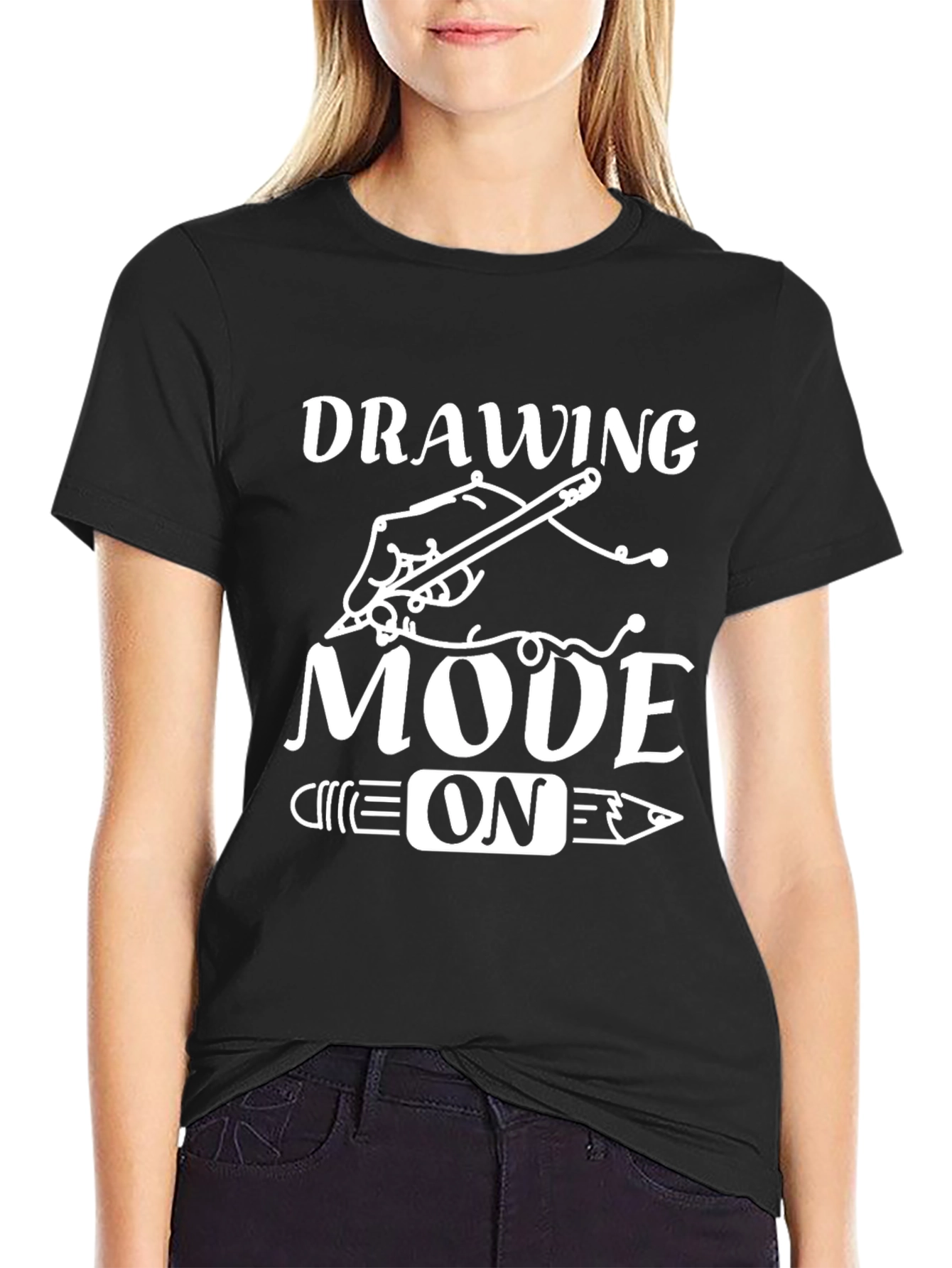Drawing Mode On T-Shirt