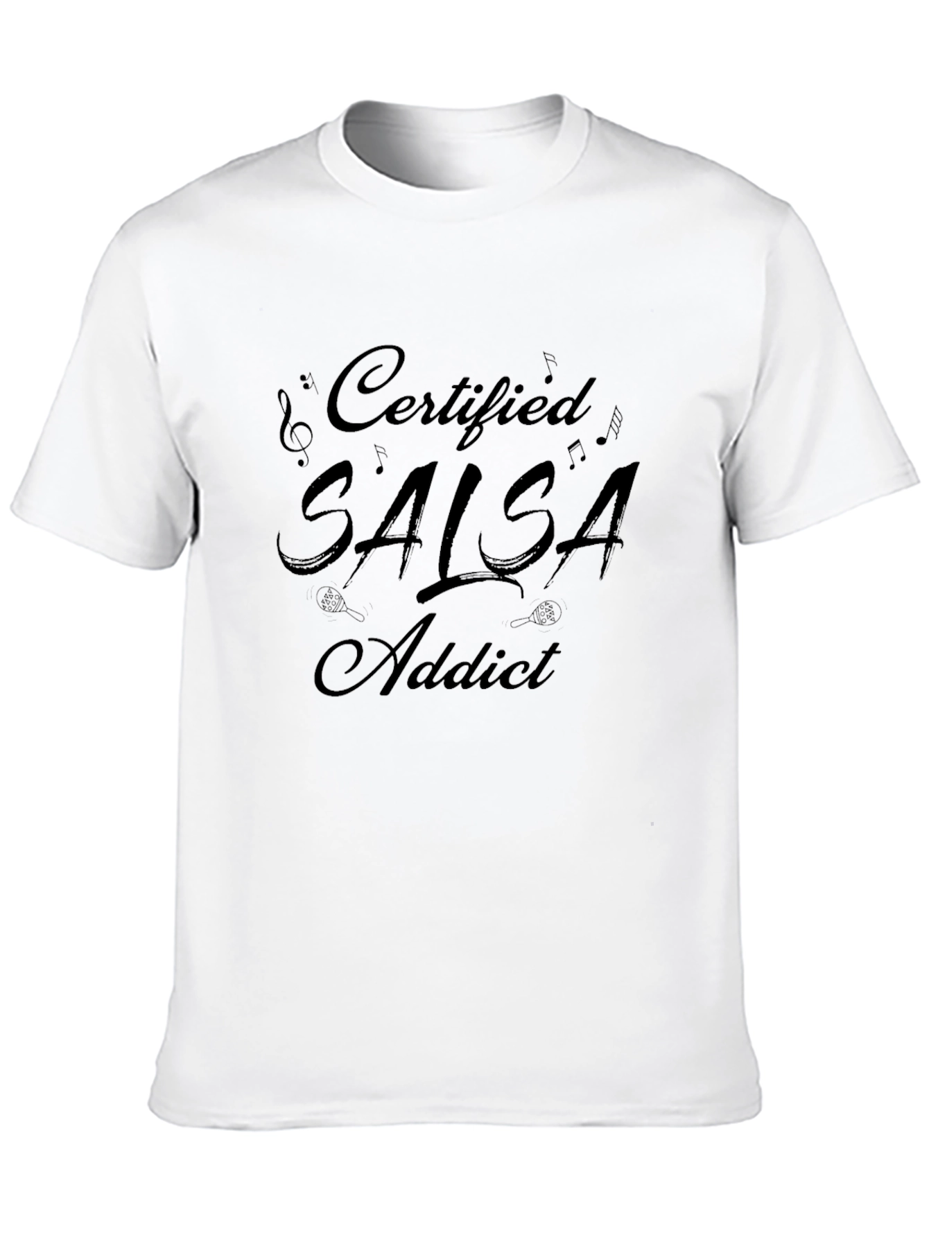 Certified Salsa Addict Black T-Shirt