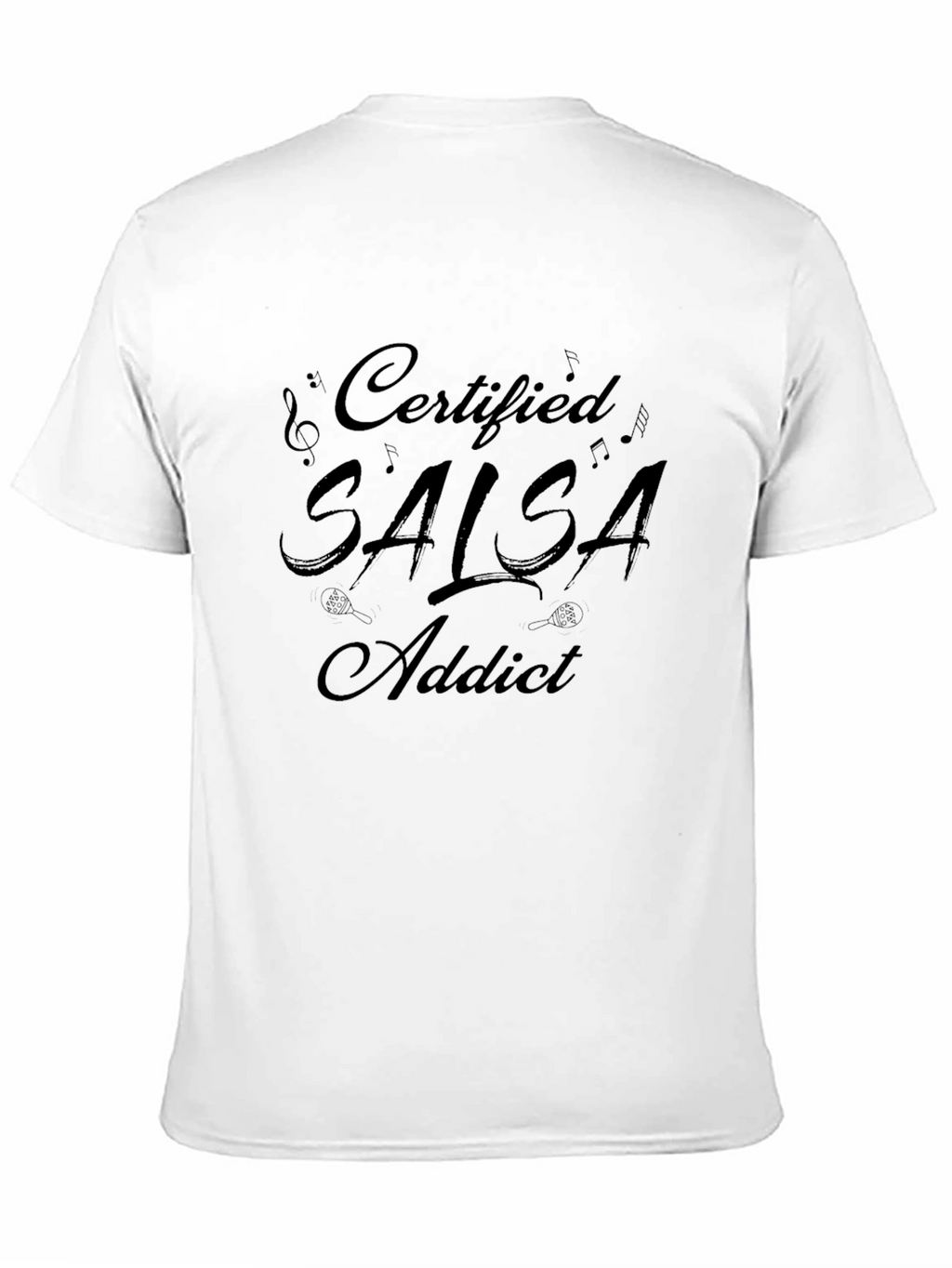 Certified Salsa Addict Black T-Shirt