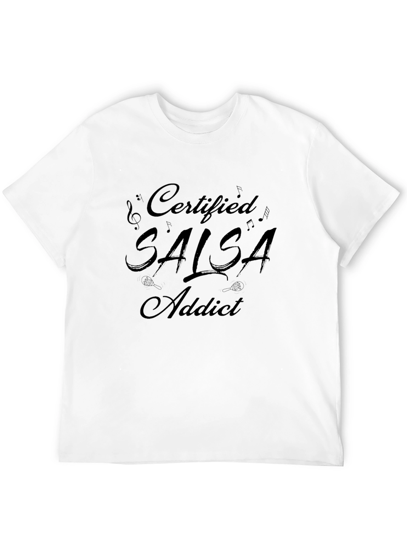Certified Salsa Addict Black T-Shirt