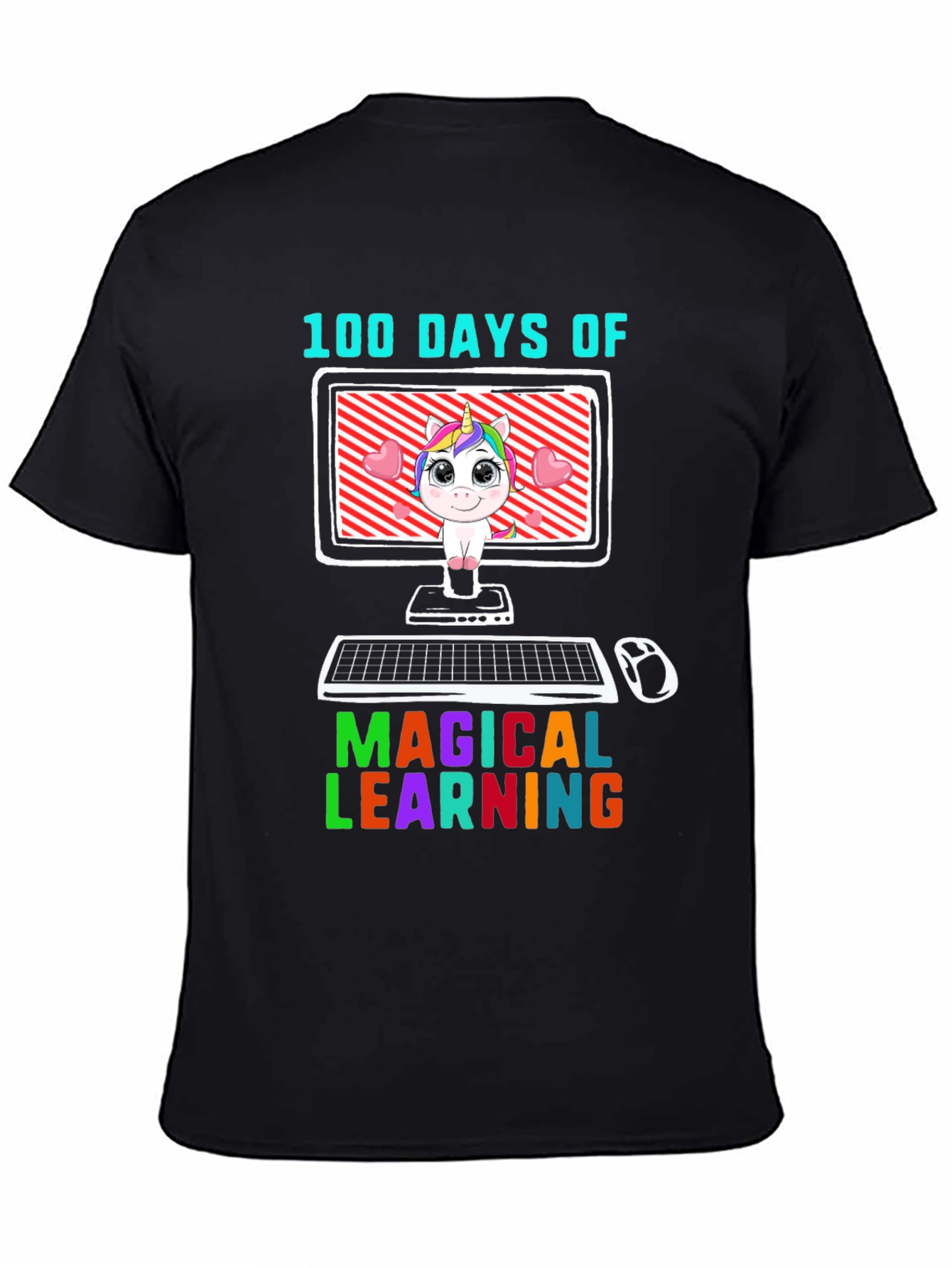 100 Days of Magical Learning Unicorn T-Shirt