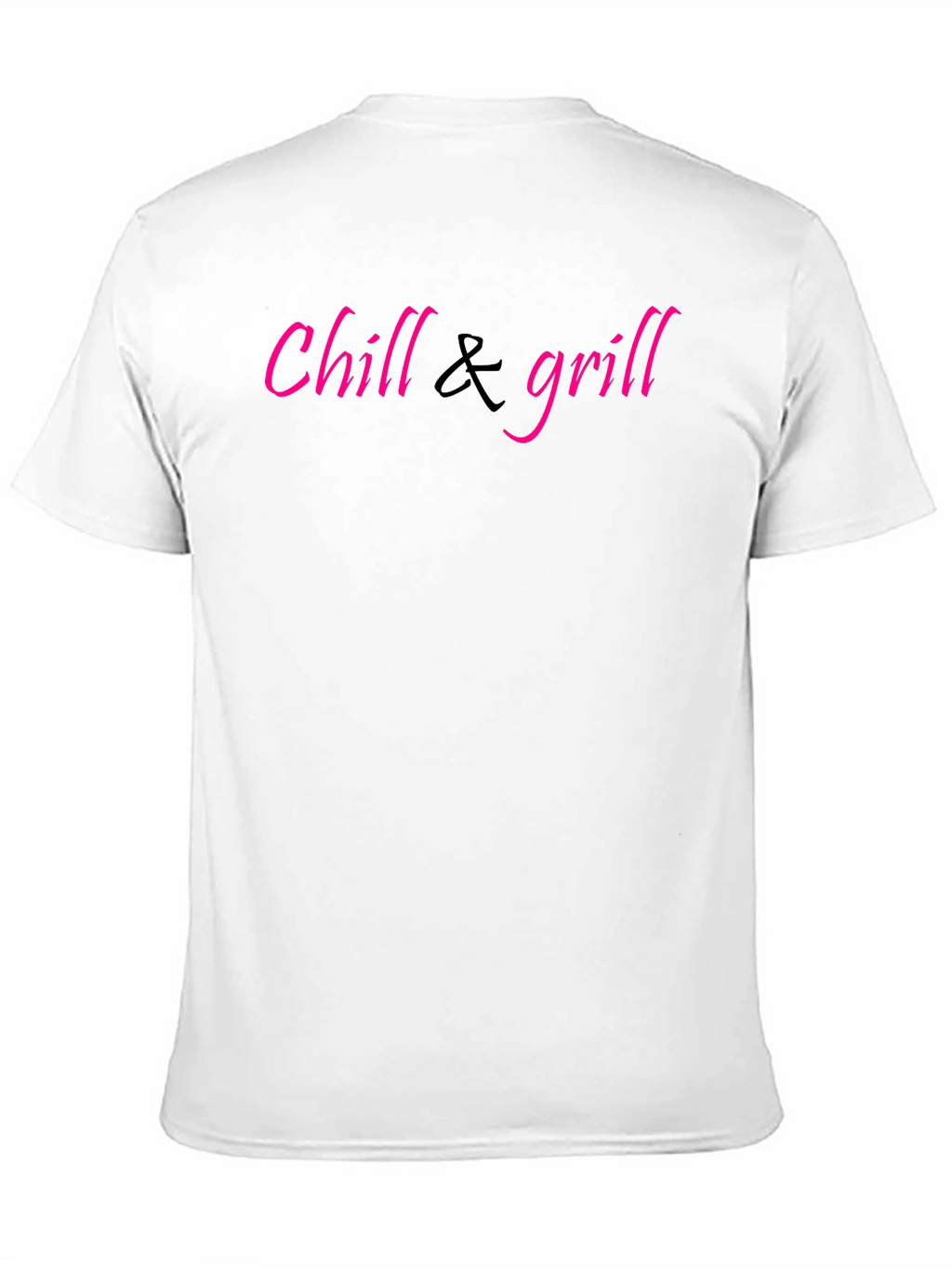 Chill & Grill Black Graphic T-Shirt