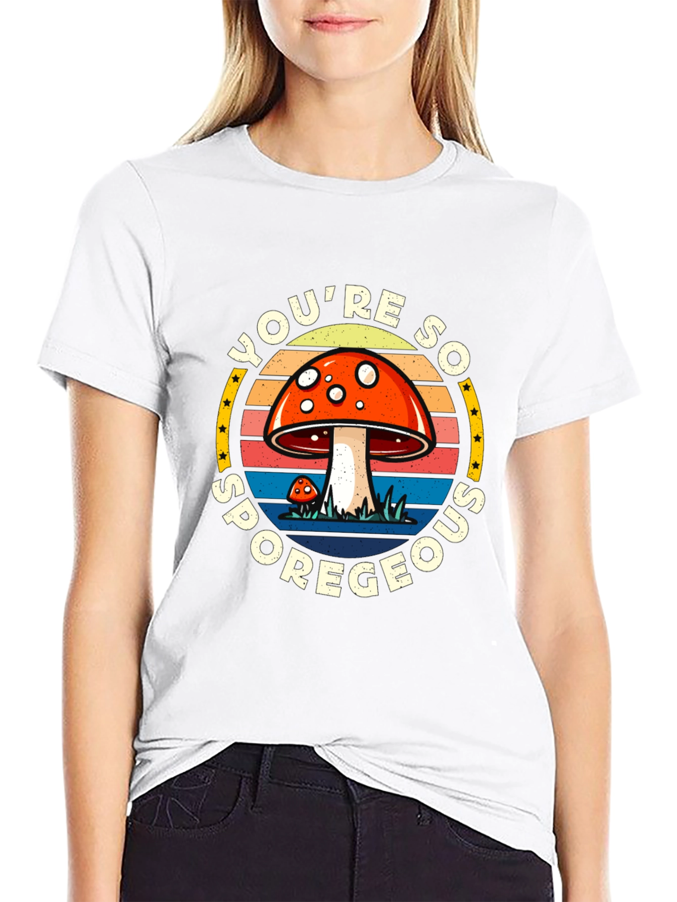 Youre So Sporegeous Mushroom Graphic Tee