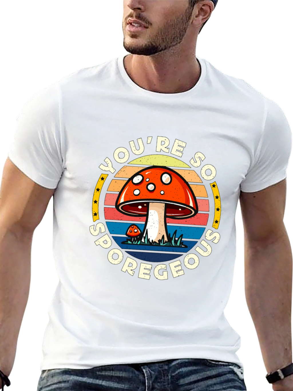 Youre So Sporegeous Mushroom Graphic Tee