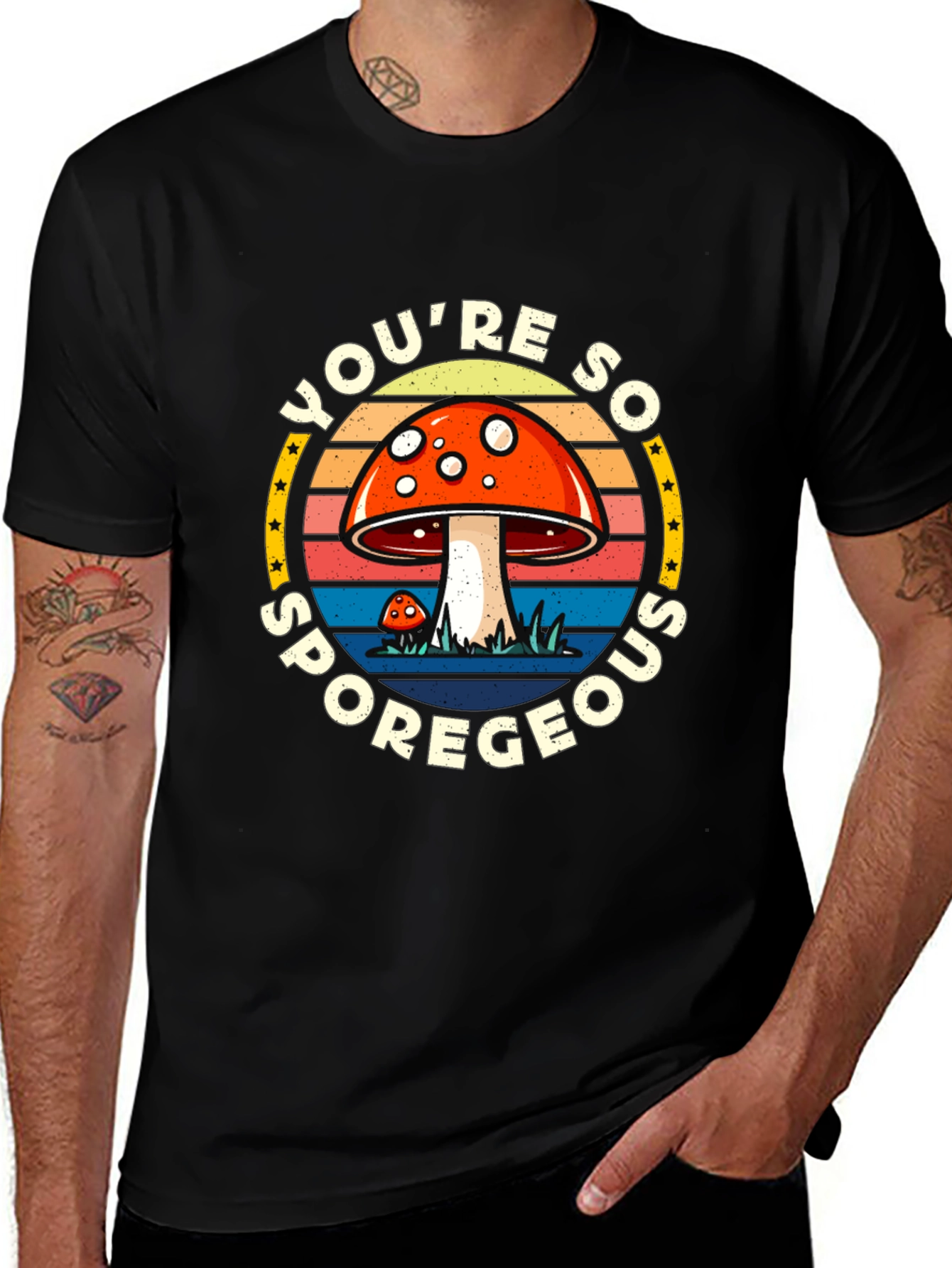Youre So Sporegeous Mushroom Graphic Tee