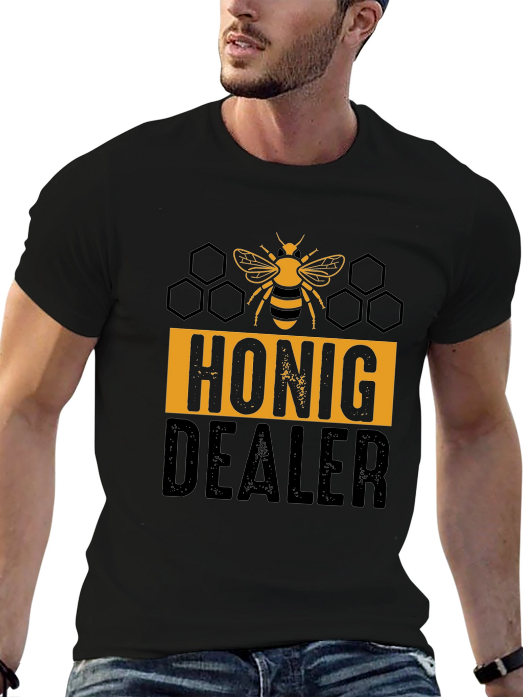 Honig Dealer Bee Graphic Tee - Black