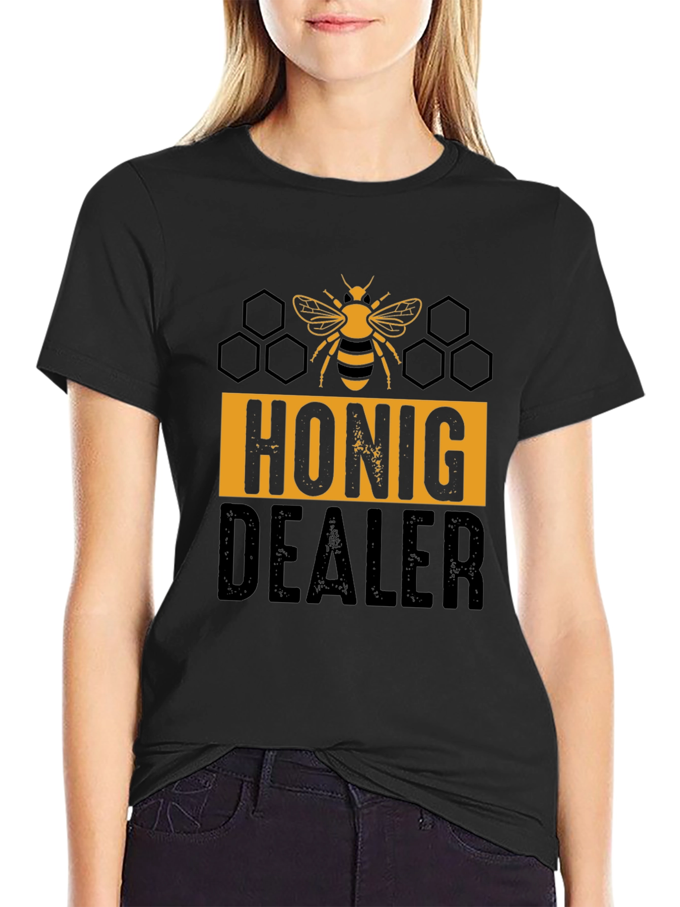 Honig Dealer Bee Graphic Tee - Black