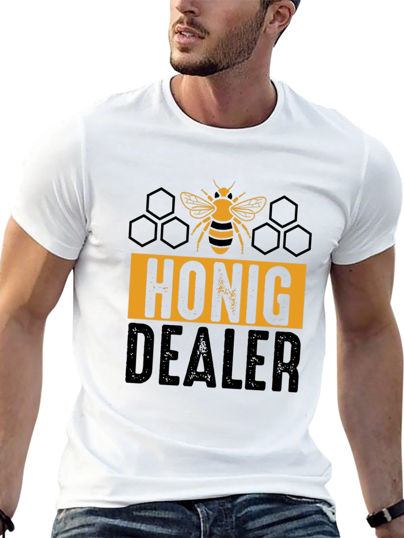 Honig Dealer Bee Graphic Tee - Black