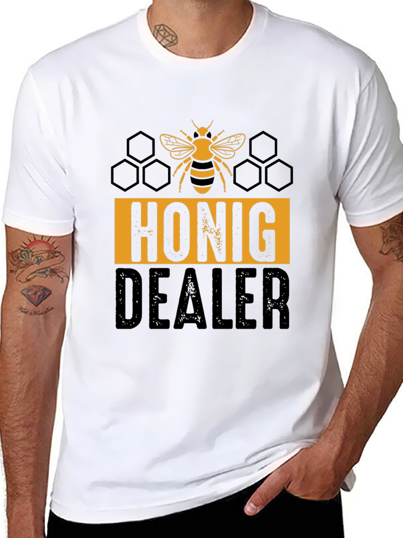 Honig Dealer Bee Graphic Tee - Black