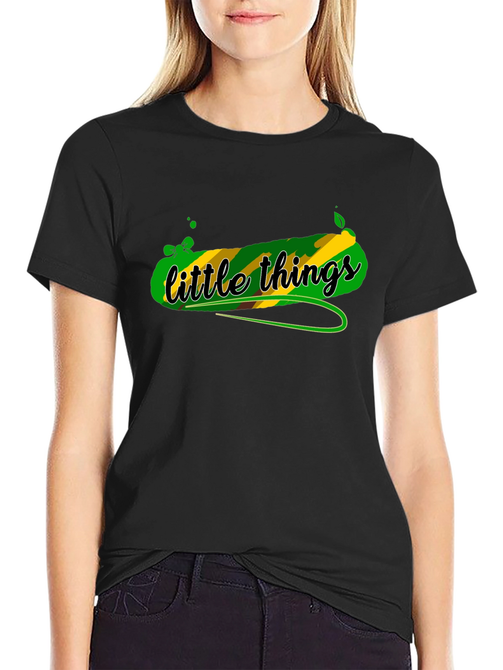 Little Things Reggae T-Shirt - Black