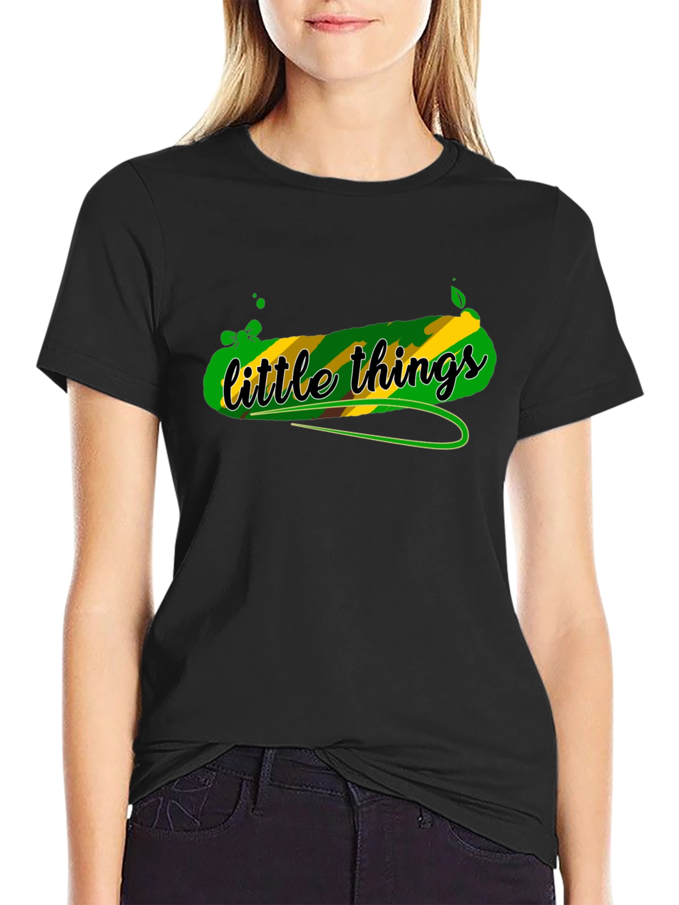 Little Things Reggae T-Shirt - Black