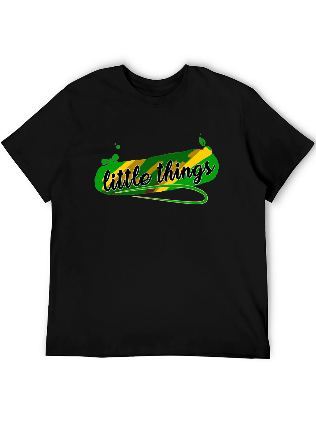 Little Things Reggae T-Shirt - Black