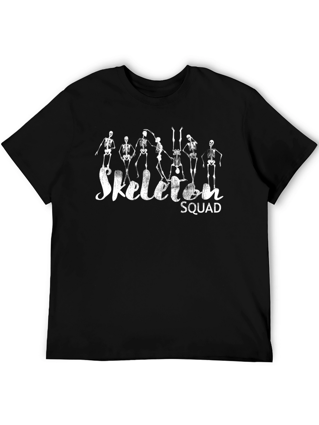 Skeleton Squad Black Graphic T-Shirt