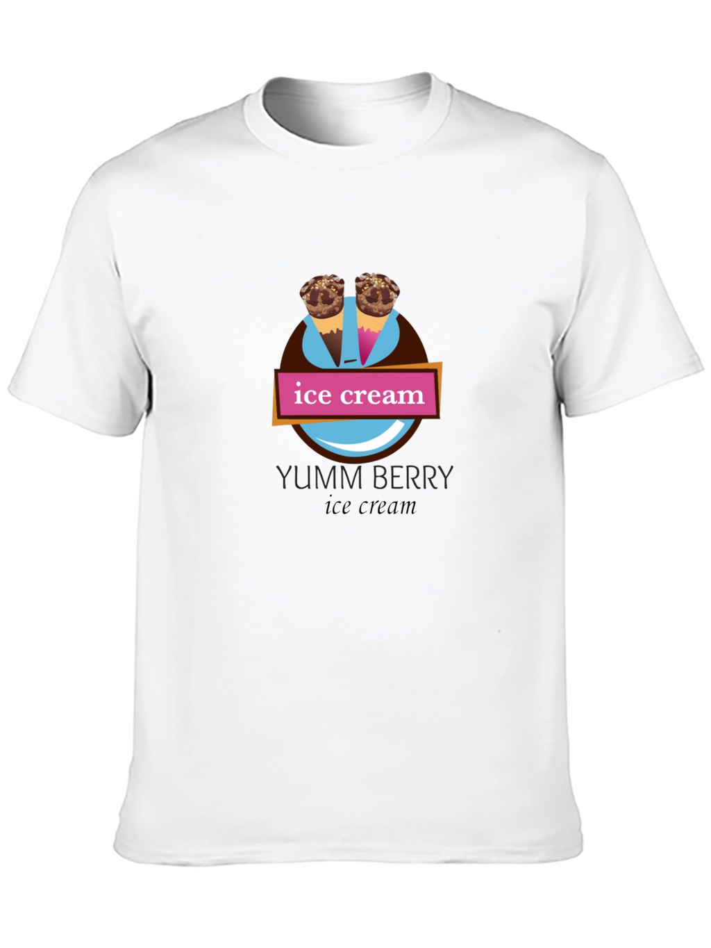 Yumm Berry Ice Cream Graphic Tee