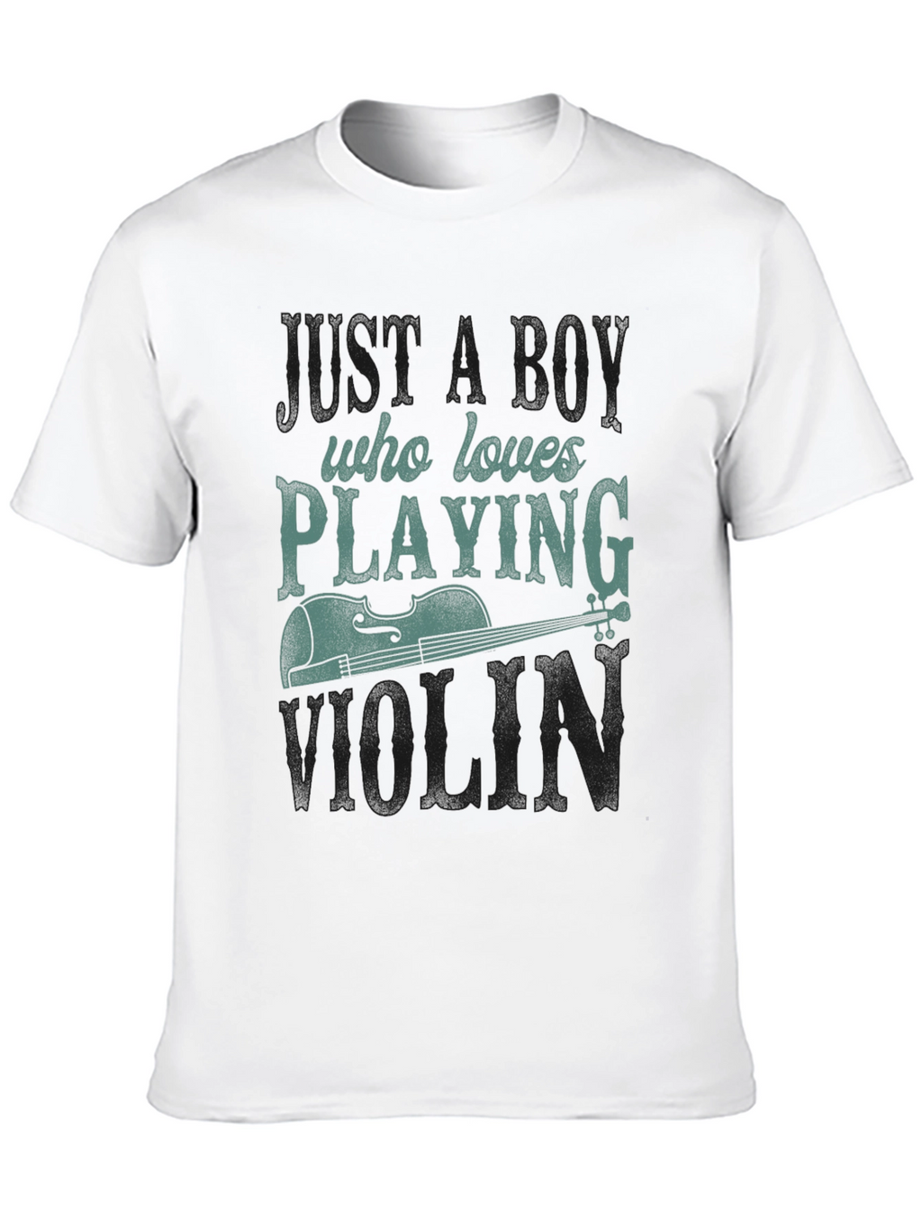 Boy Who Loves Playing Violin Graphic Tee