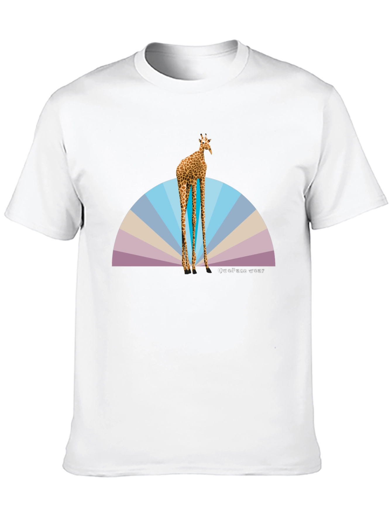 Giraffe Graphic Tee - Unique Animal Print Shirt