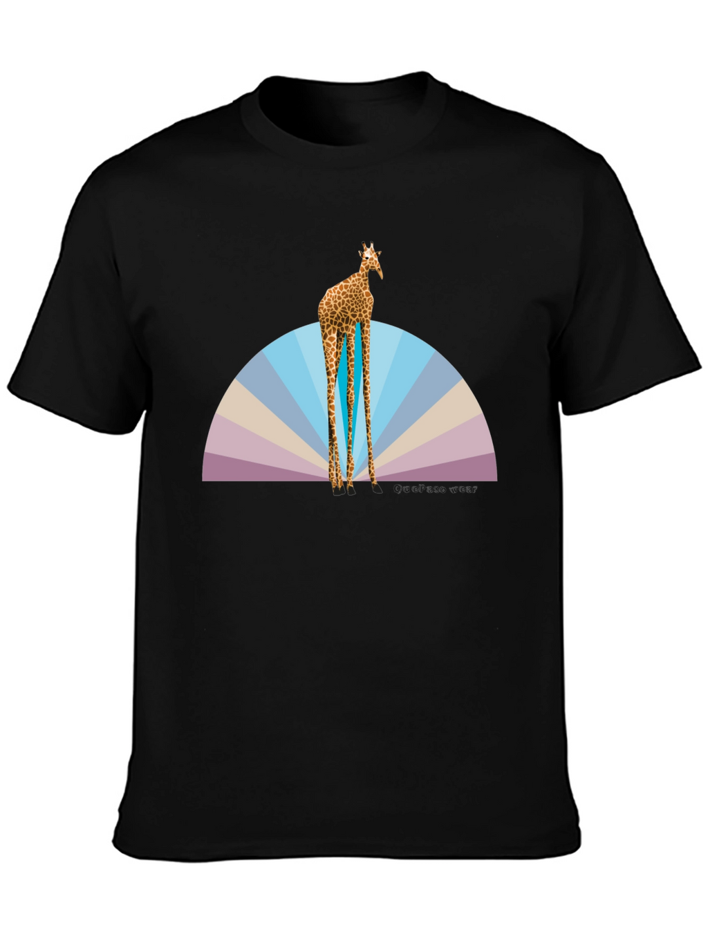 Giraffe Graphic Tee - Unique Animal Print Shirt