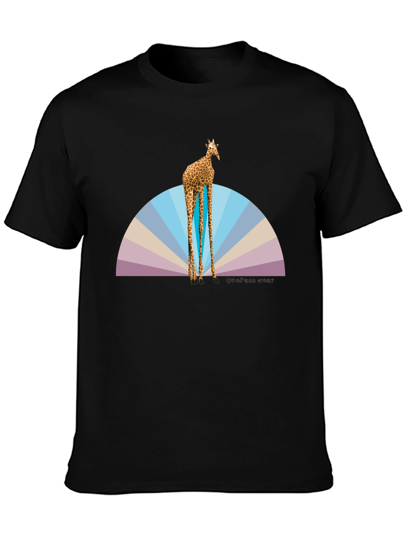 Giraffe Graphic Tee - Unique Animal Print Shirt
