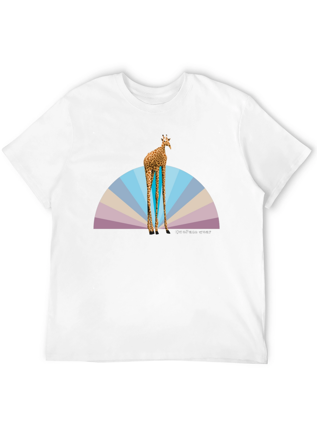 Giraffe Graphic Tee - Unique Animal Print Shirt