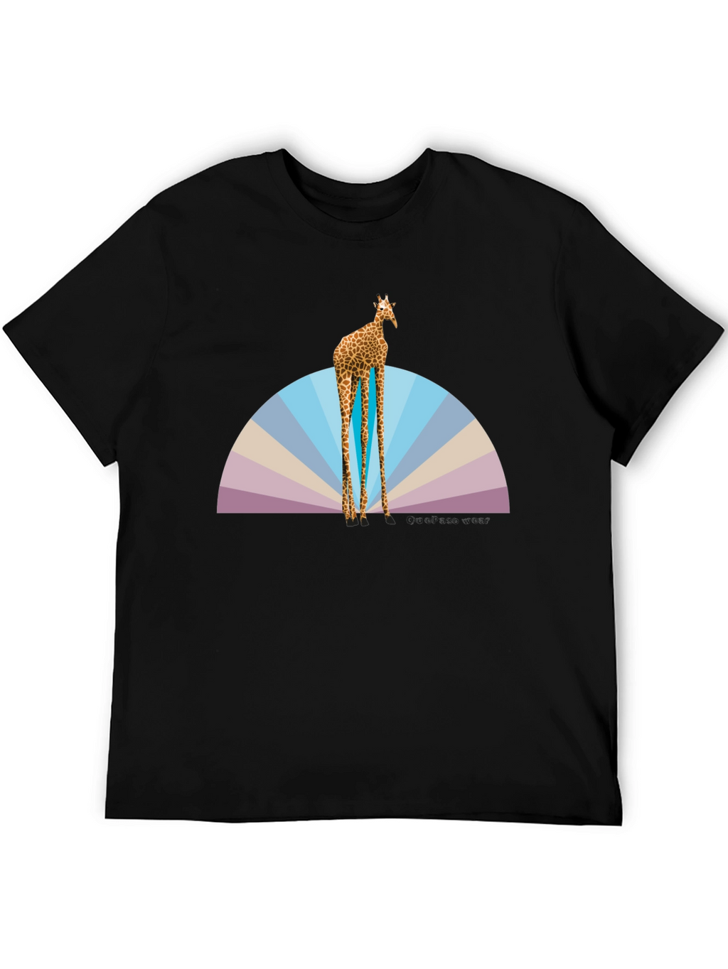 Giraffe Graphic Tee - Unique Animal Print Shirt
