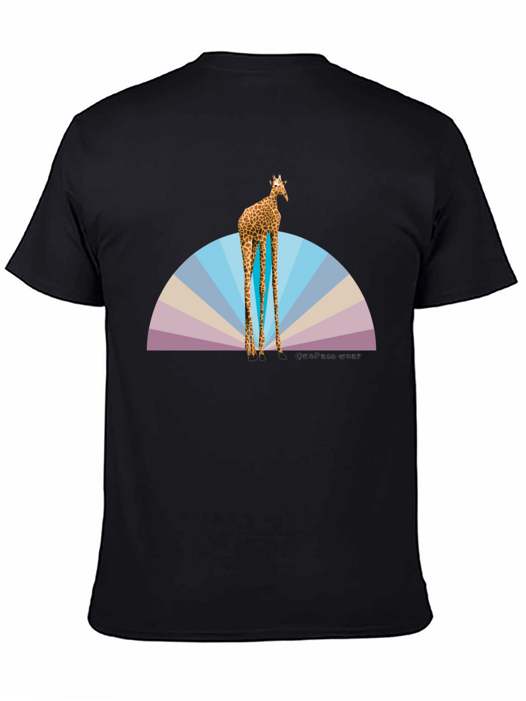 Giraffe Graphic Tee - Unique Animal Print Shirt