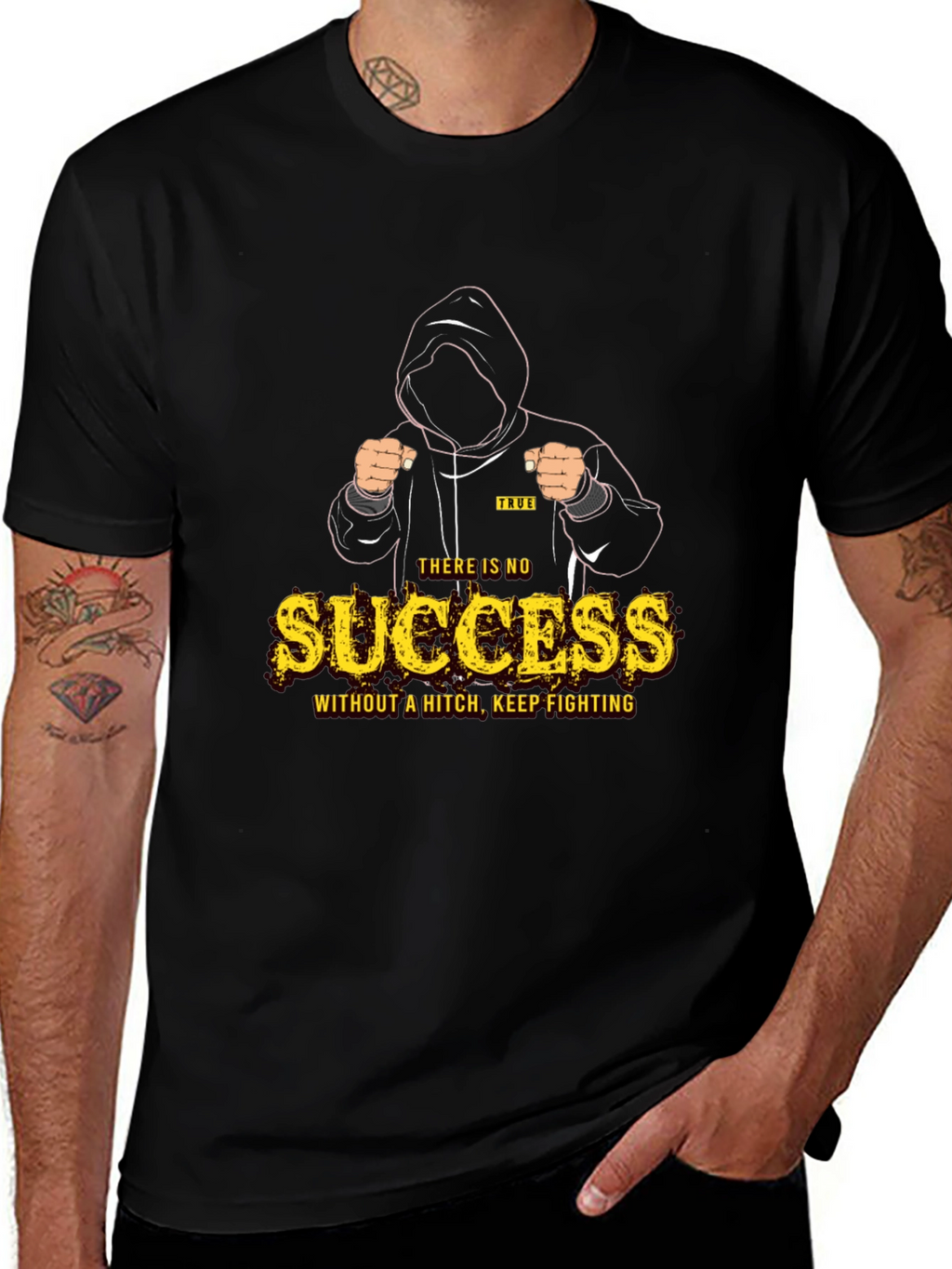 Motivational Success Graphic Print Tee