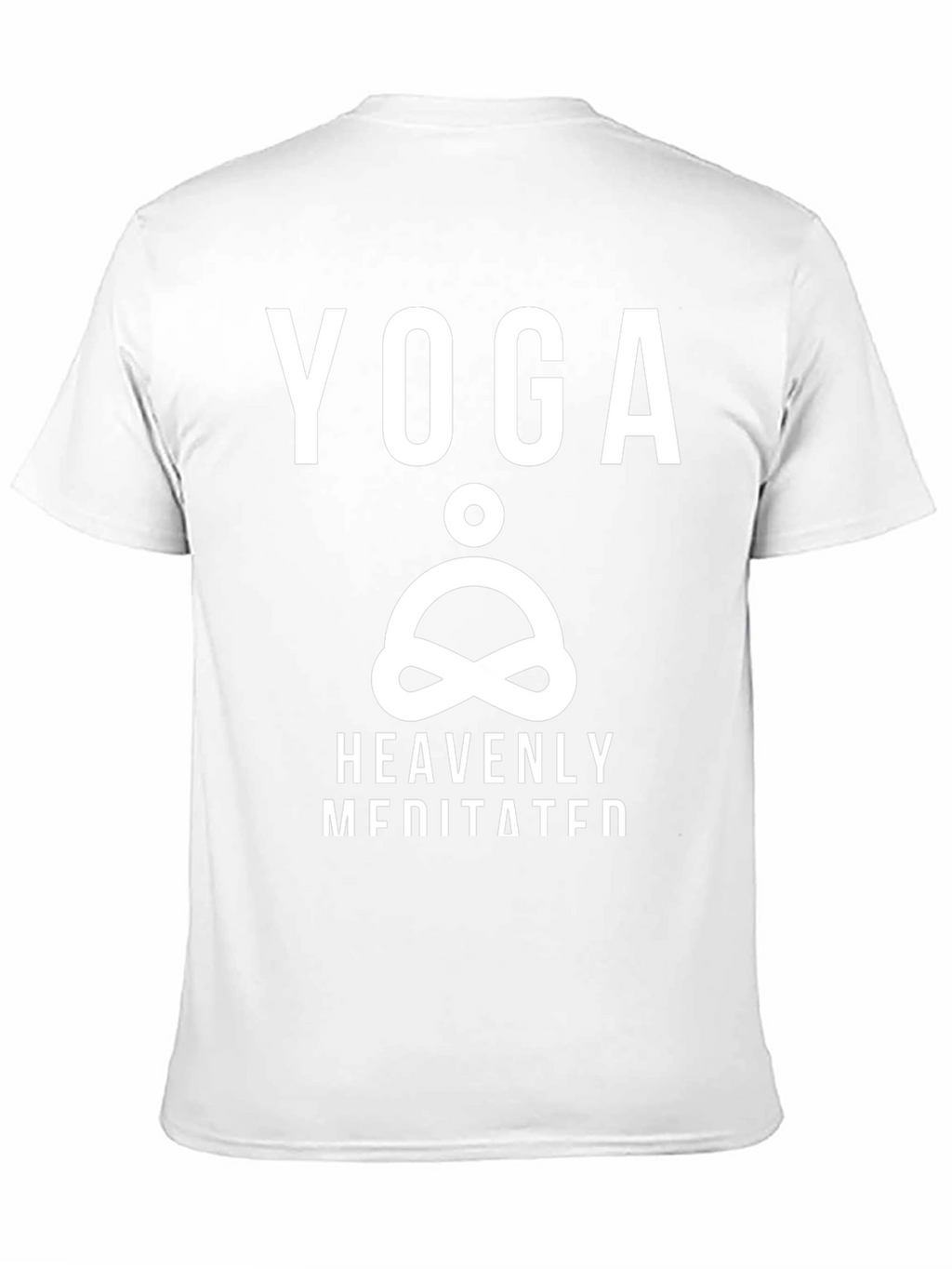 Yoga Heavenly Meditated Black Graphic T-Shirt