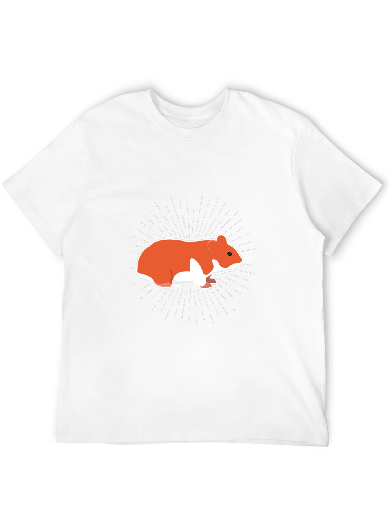 Hamster Graphic Tee - Mens Black T-Shirt