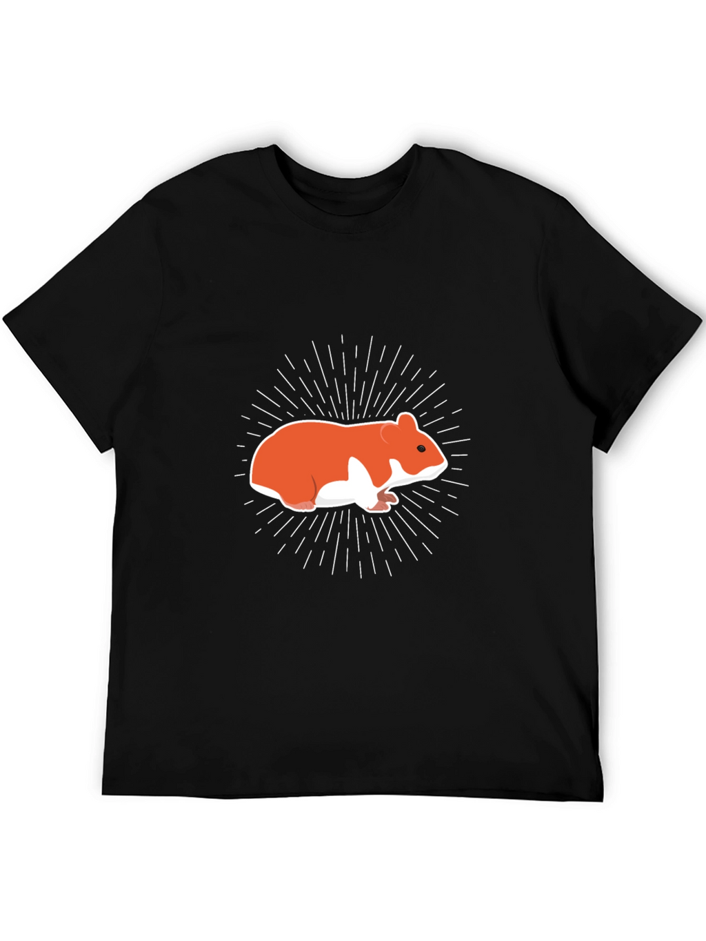 Hamster Graphic Tee - Mens Black T-Shirt
