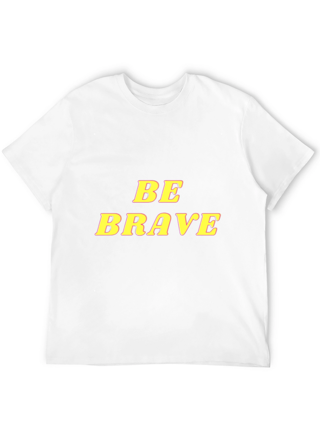 Be Brave Graphic Tee - Mens Black T-Shirt