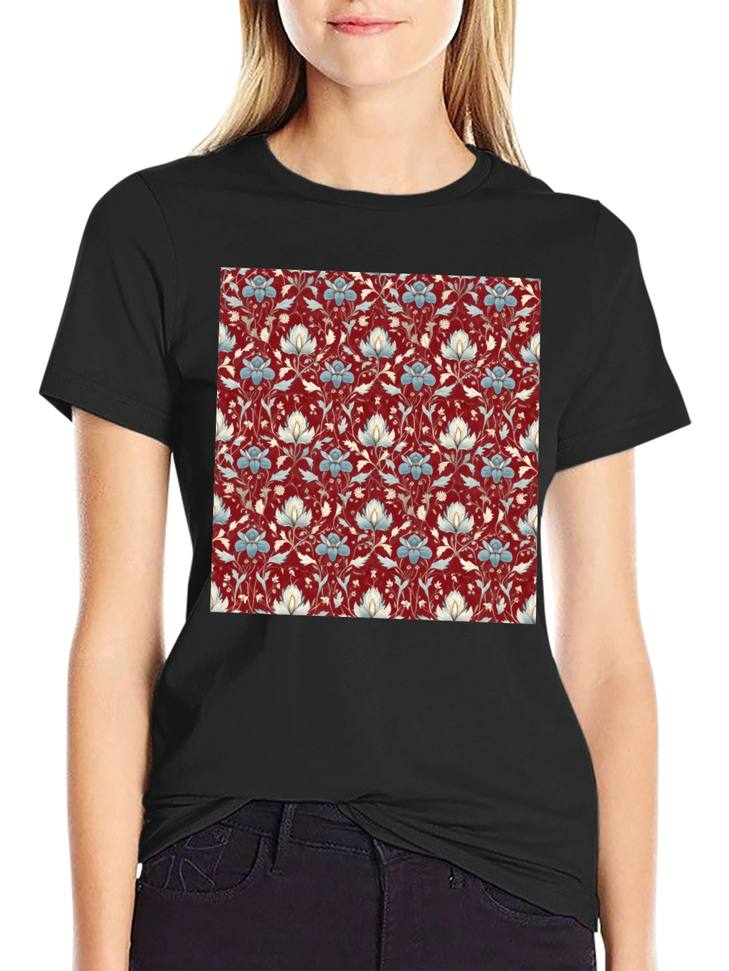 Floral Pattern T-Shirt