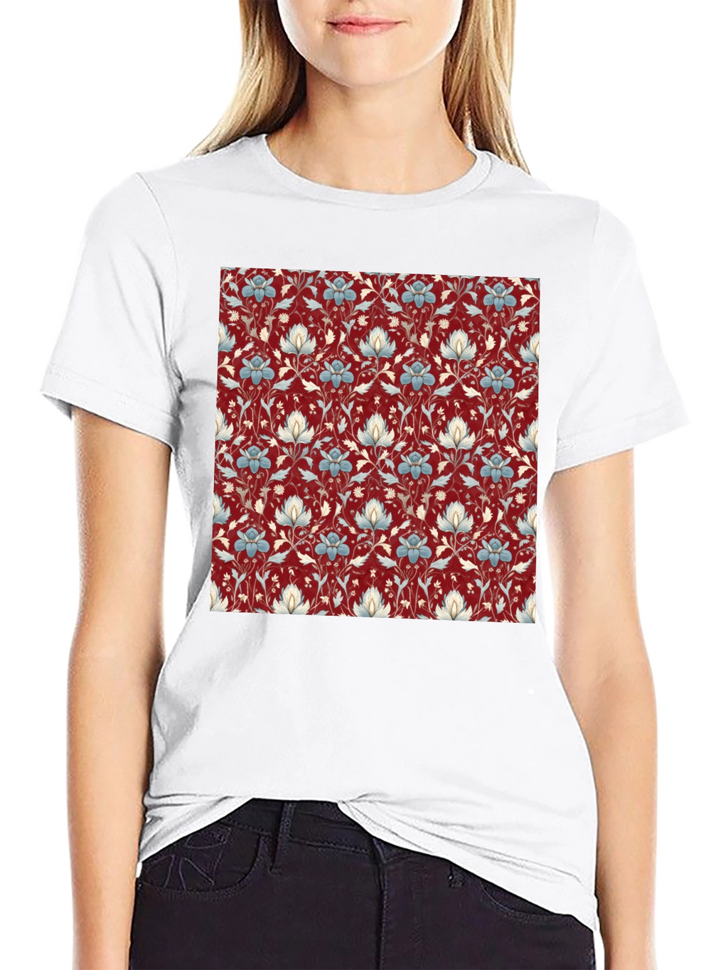 Floral Pattern T-Shirt