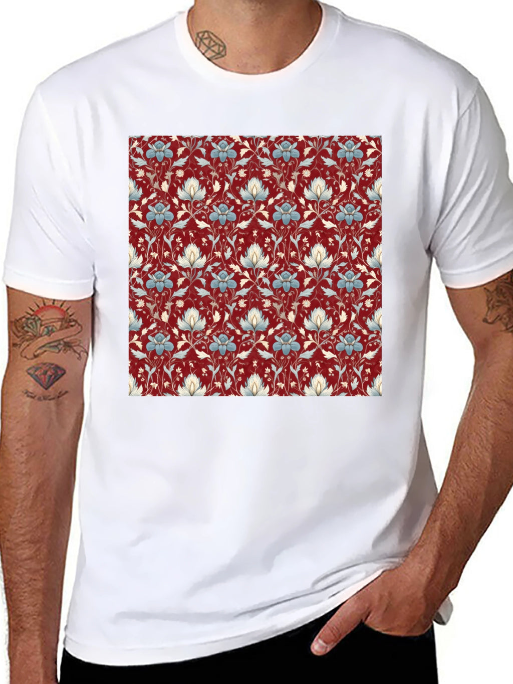 Floral Pattern T-Shirt