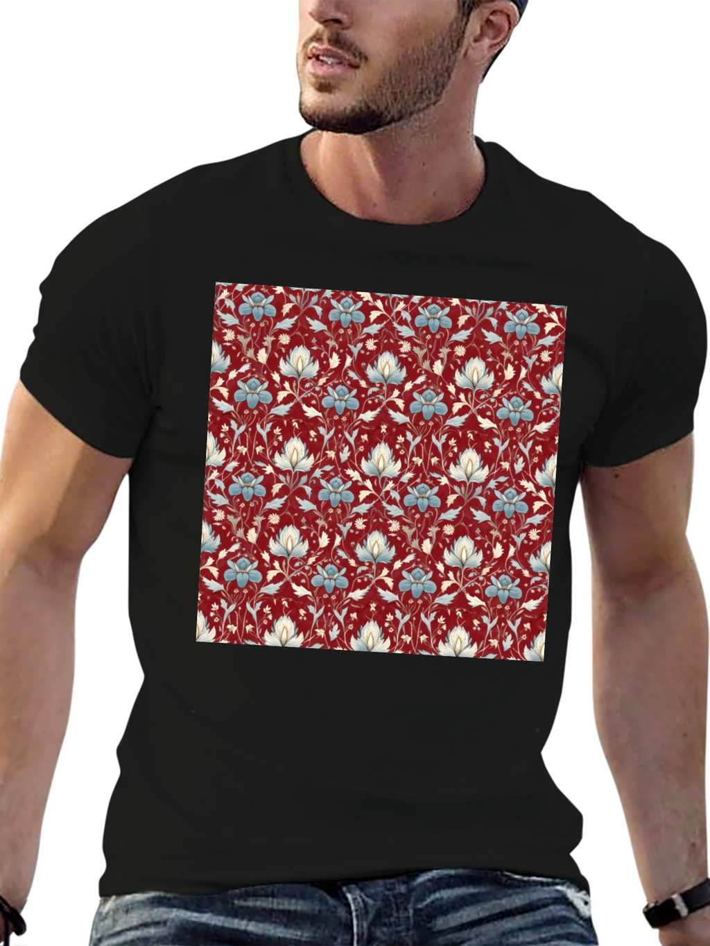 Floral Pattern T-Shirt