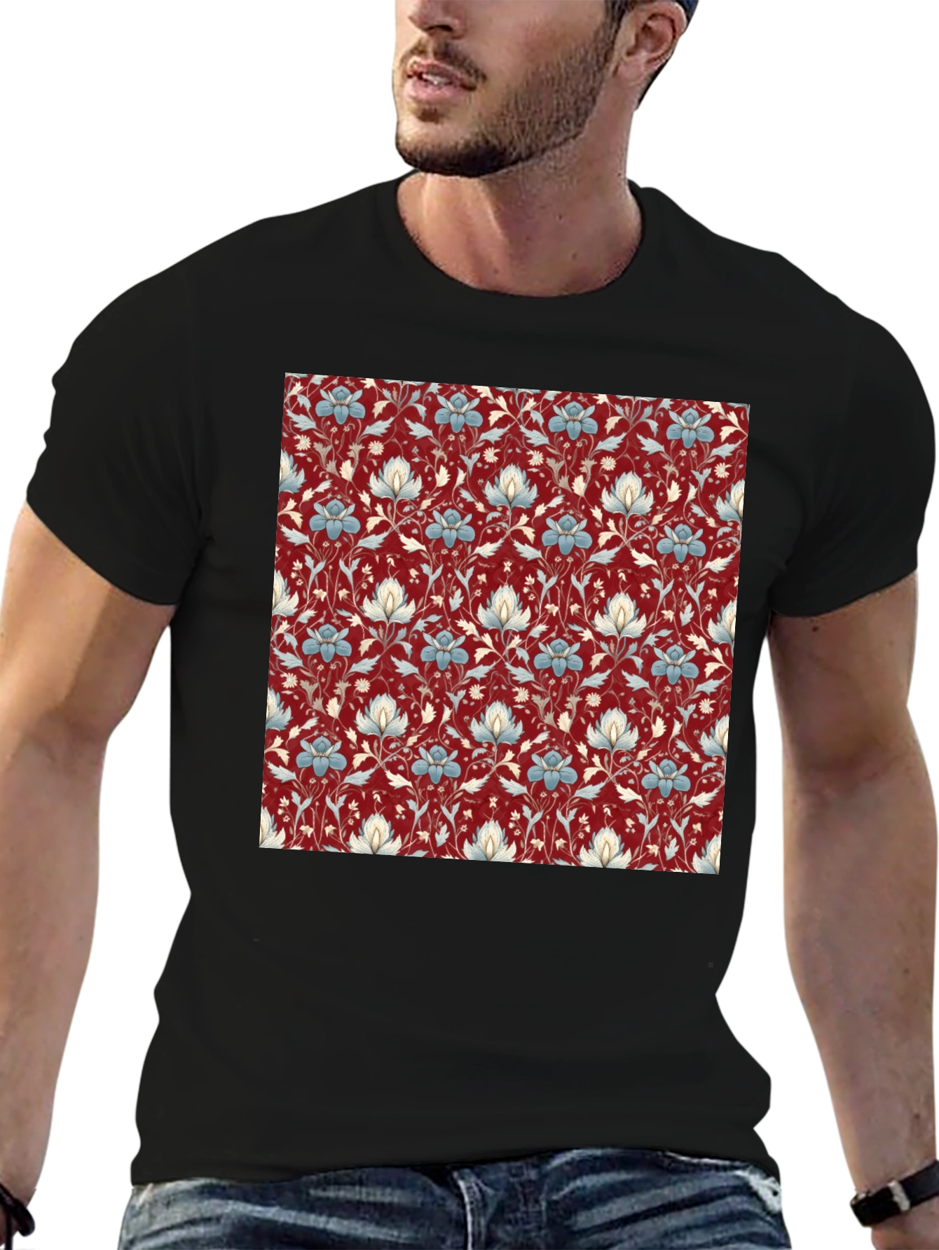 Floral Pattern T-Shirt
