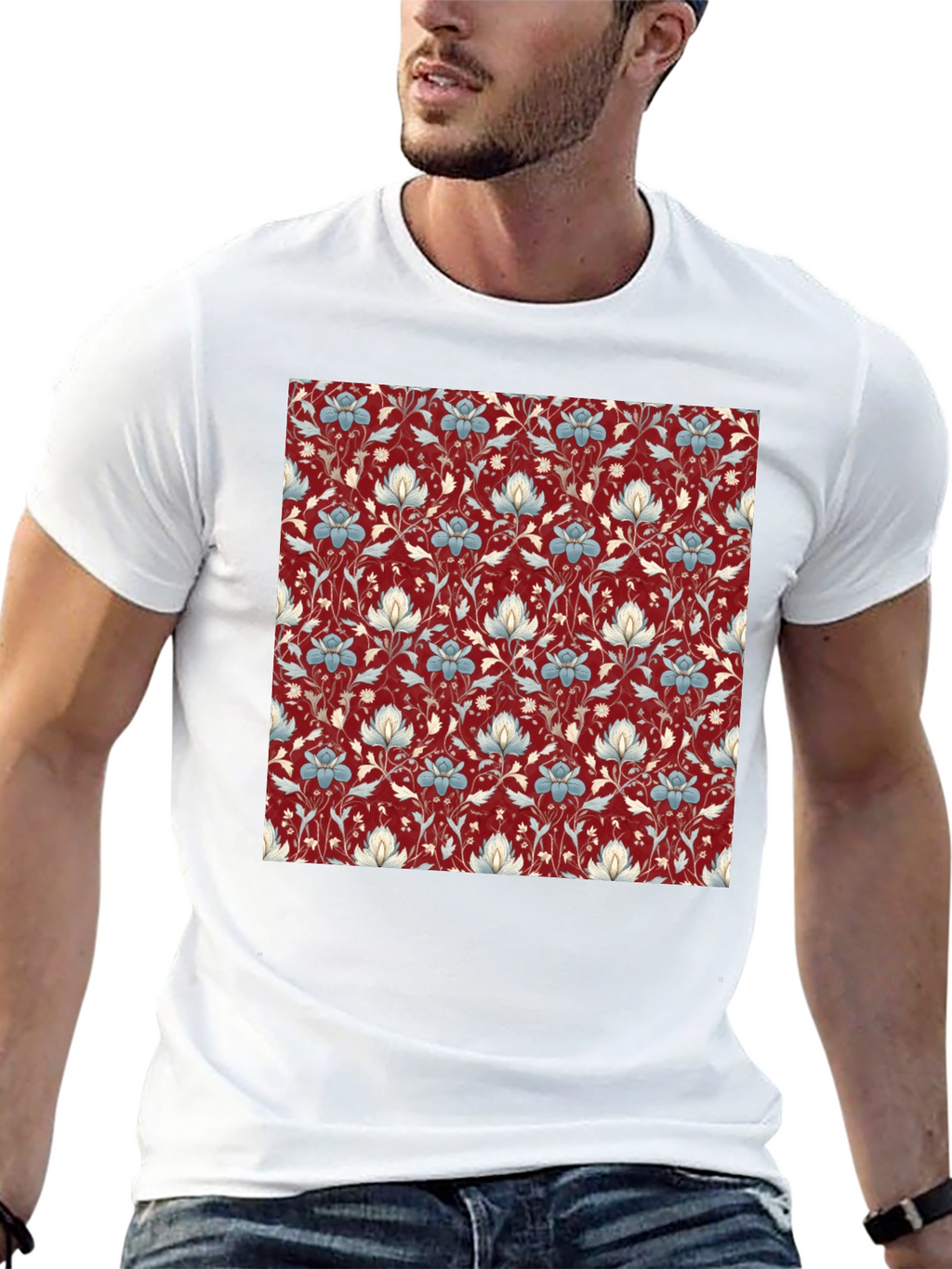 Floral Pattern T-Shirt