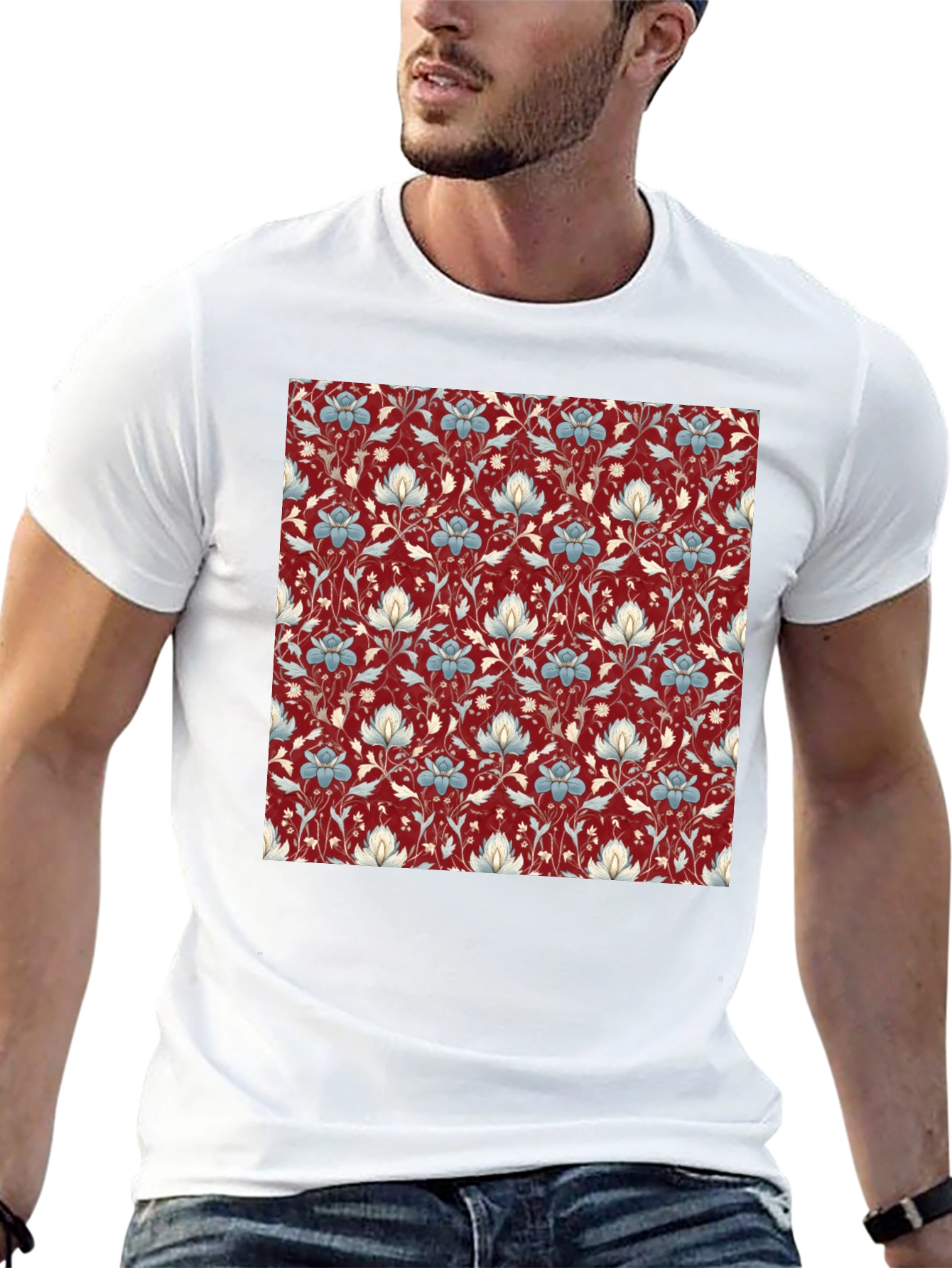 Floral Pattern T-Shirt