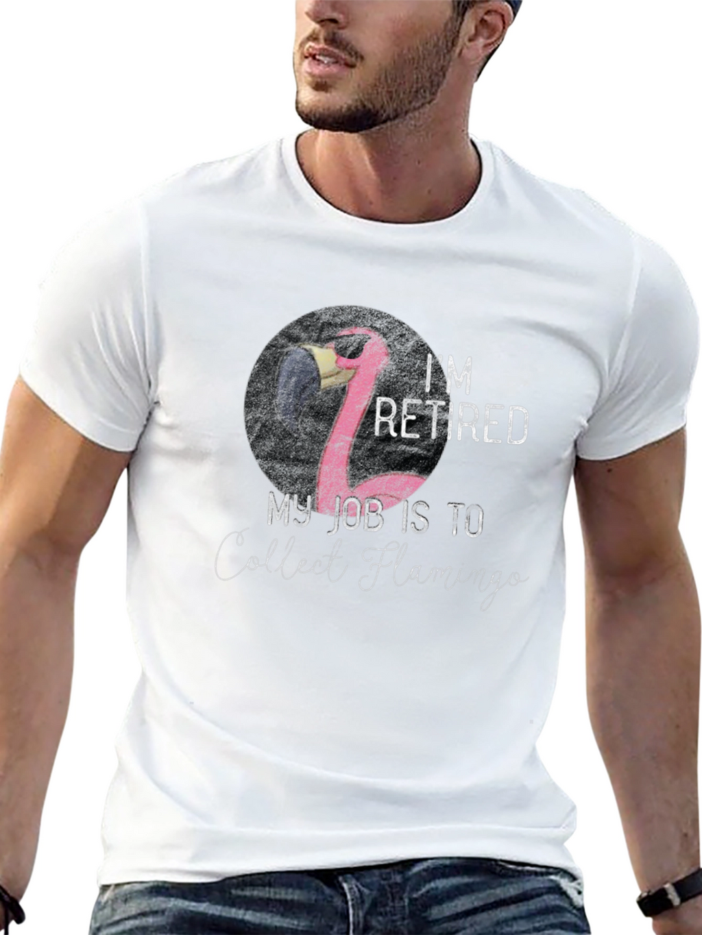 Retired Flamingo Collector Graphic Tee