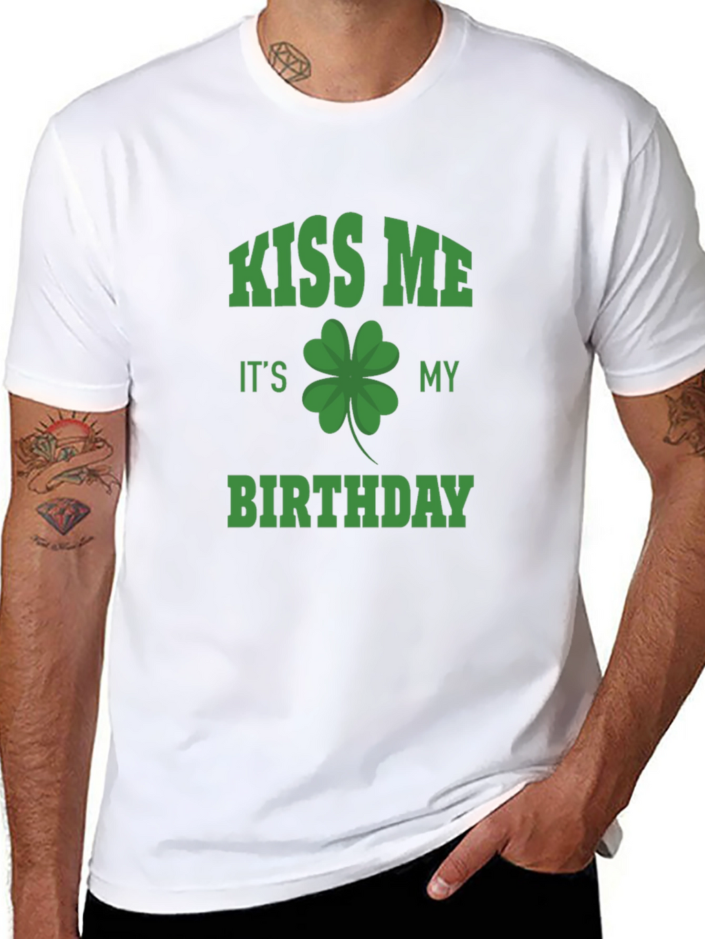 Kiss Me Its My Birthday St. Patricks Day T-Shirt