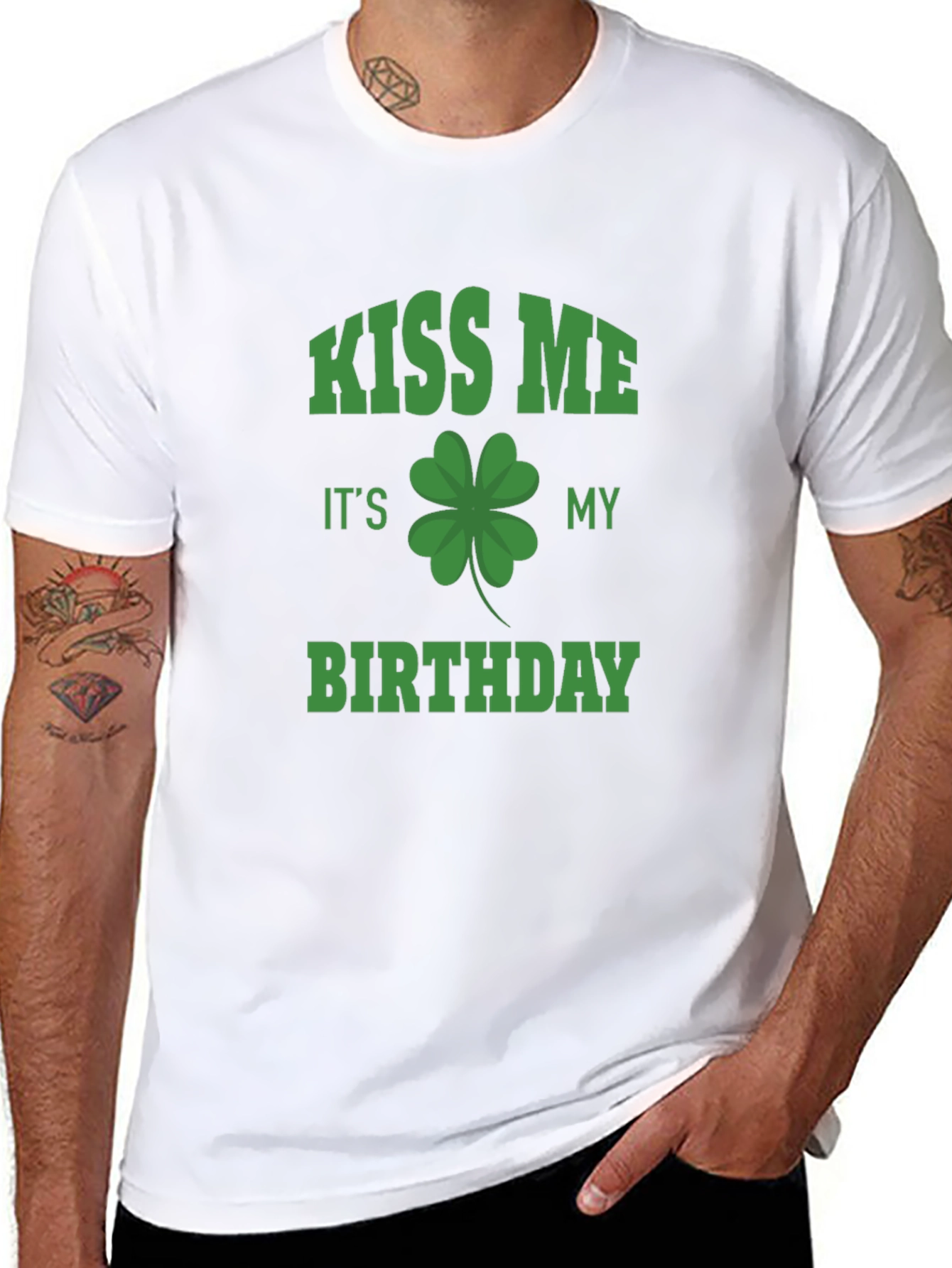Kiss Me Its My Birthday St. Patricks Day T-Shirt