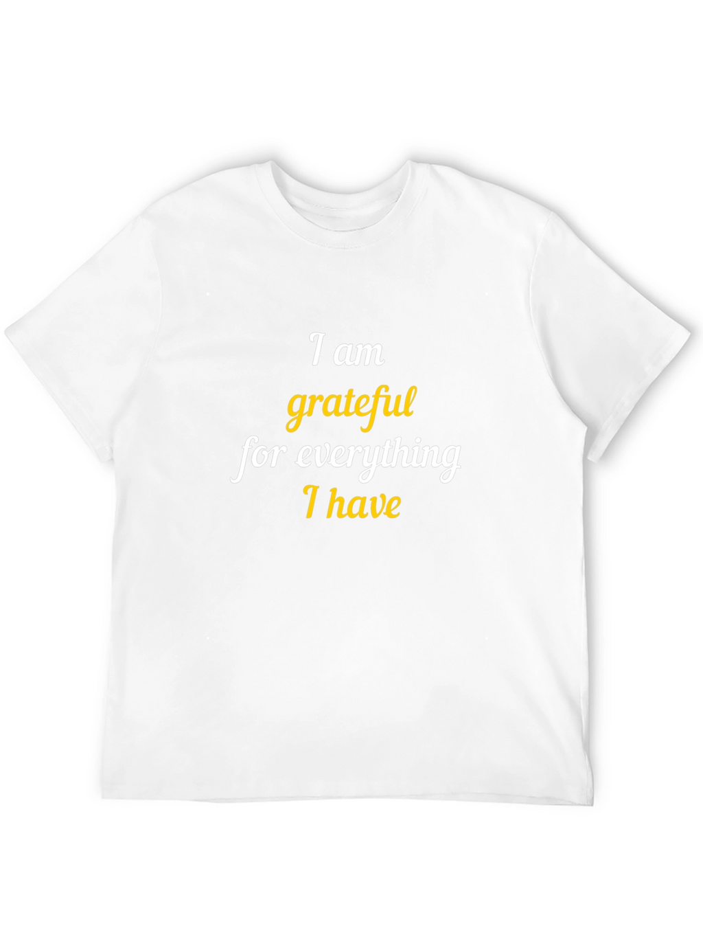 Grateful Print Black T-Shirt