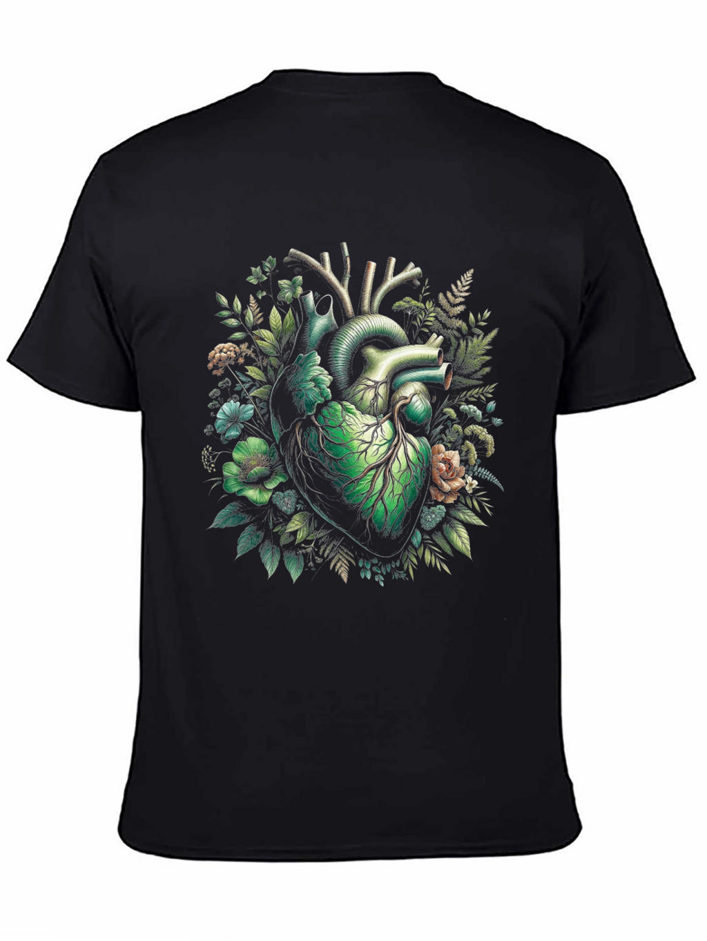 Floral Heart Tee - Natures Vitality Shirt