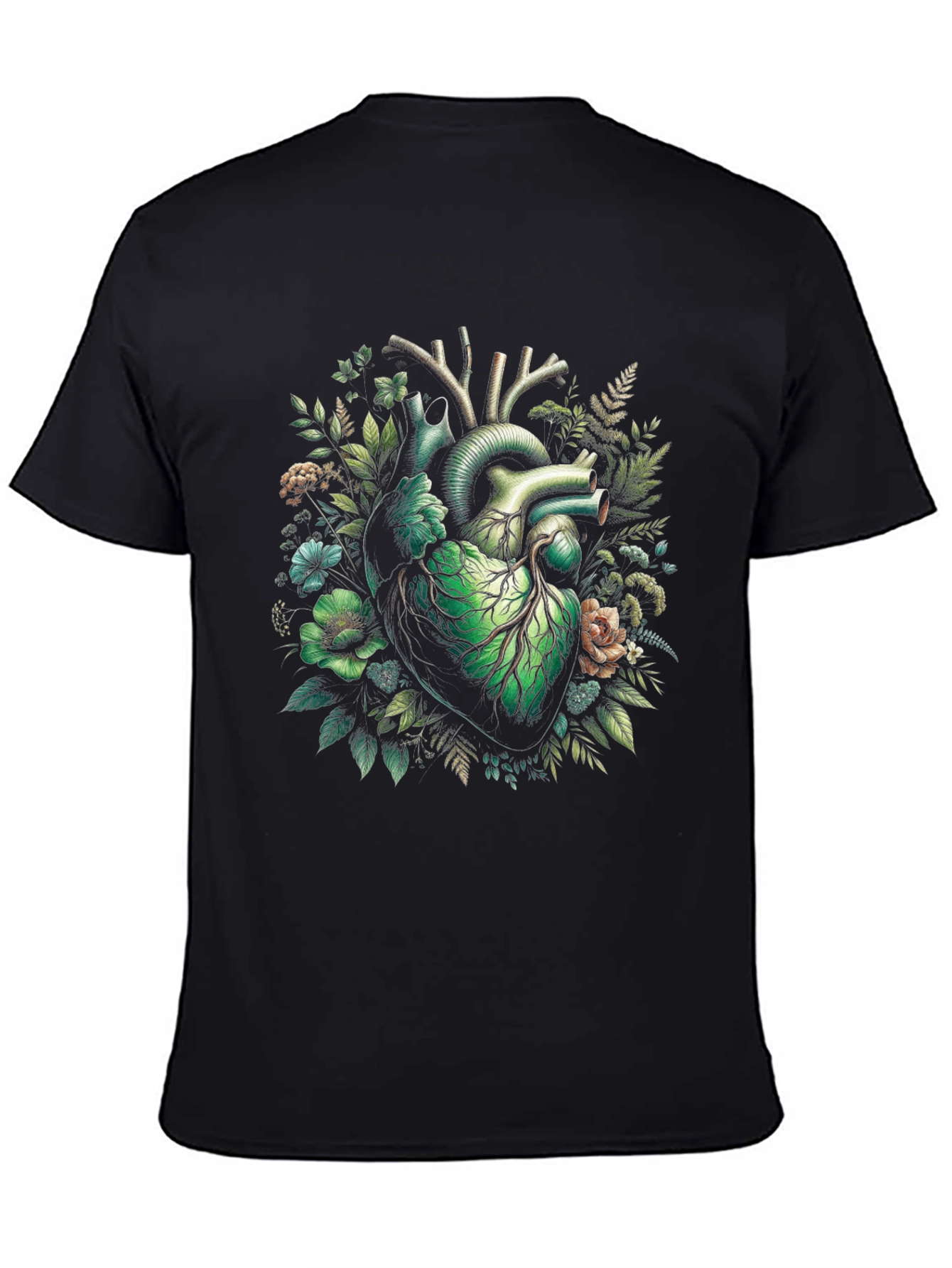 Floral Heart Tee - Natures Vitality Shirt